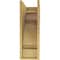 Ekena Millwork 9"W x 18"D x 27"H Classic Mayflower Rough Cedar Woodgrain TimberThane Corbel, Primed Tan CORUR09X18X27MAYRCPR - alternate 3